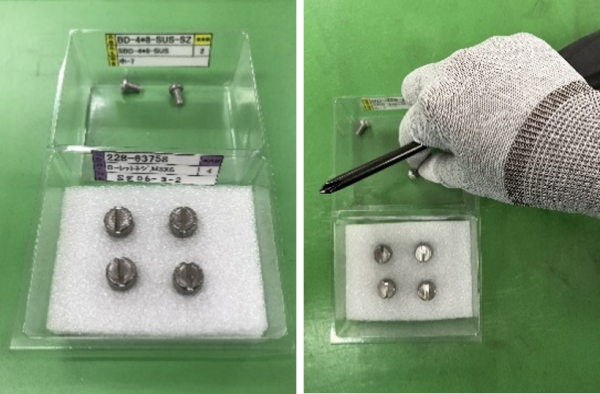 ピッキング作業における部品取出し作業の時間短縮